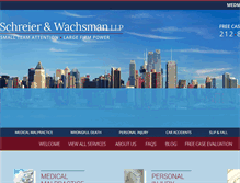 Tablet Screenshot of medmalawyer.com